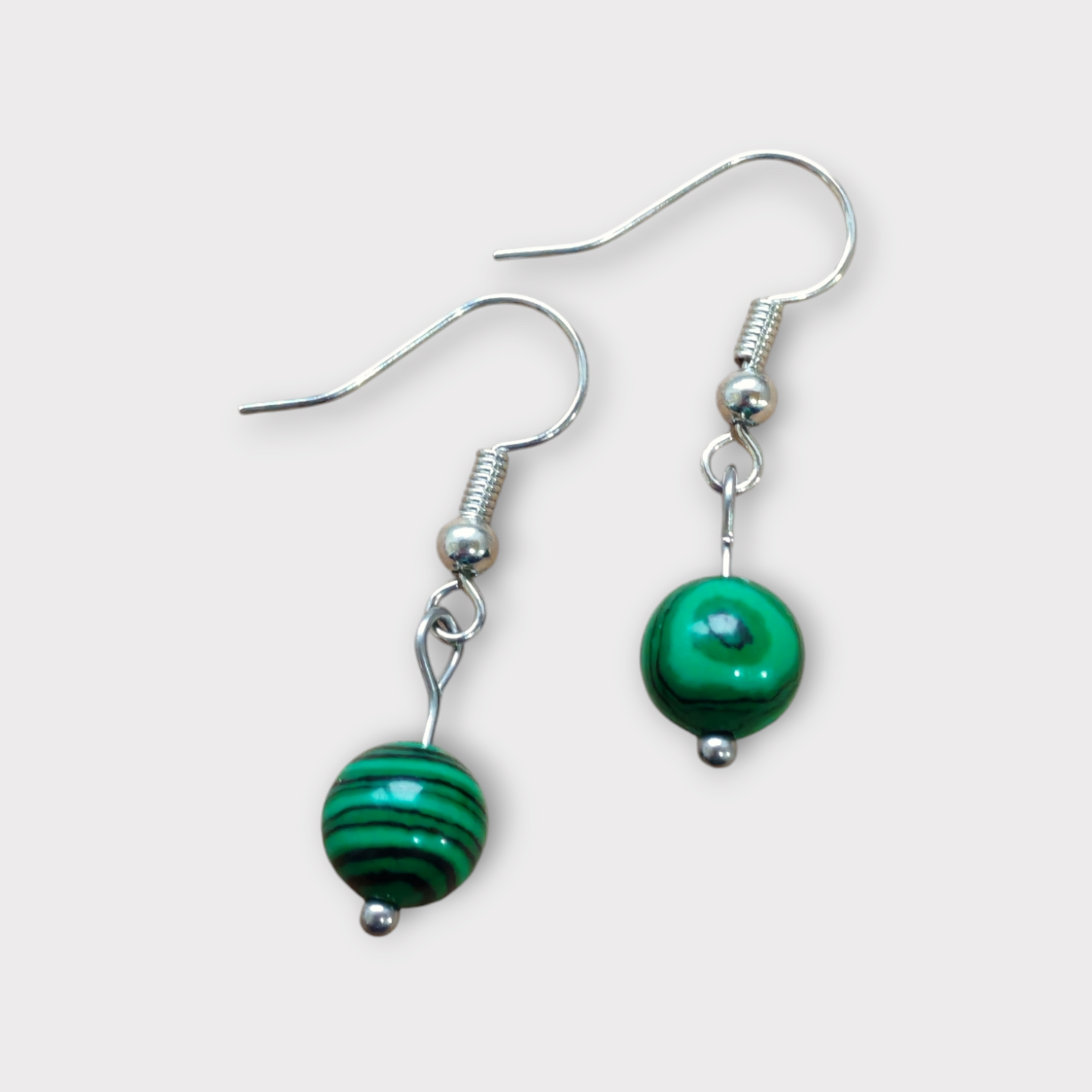 Boucles d'oreilles Aurora - Malachite