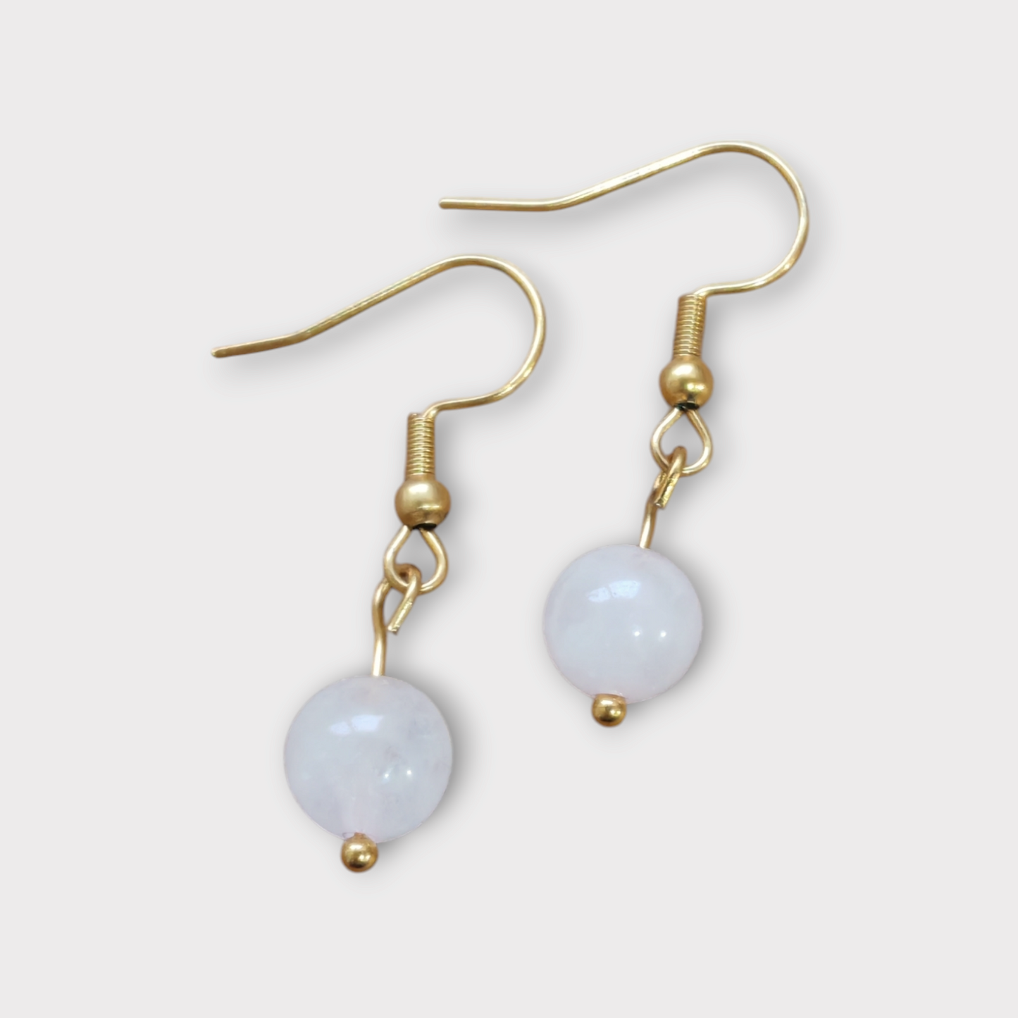 Boucles d'oreilles Aurora - Quartz Rose