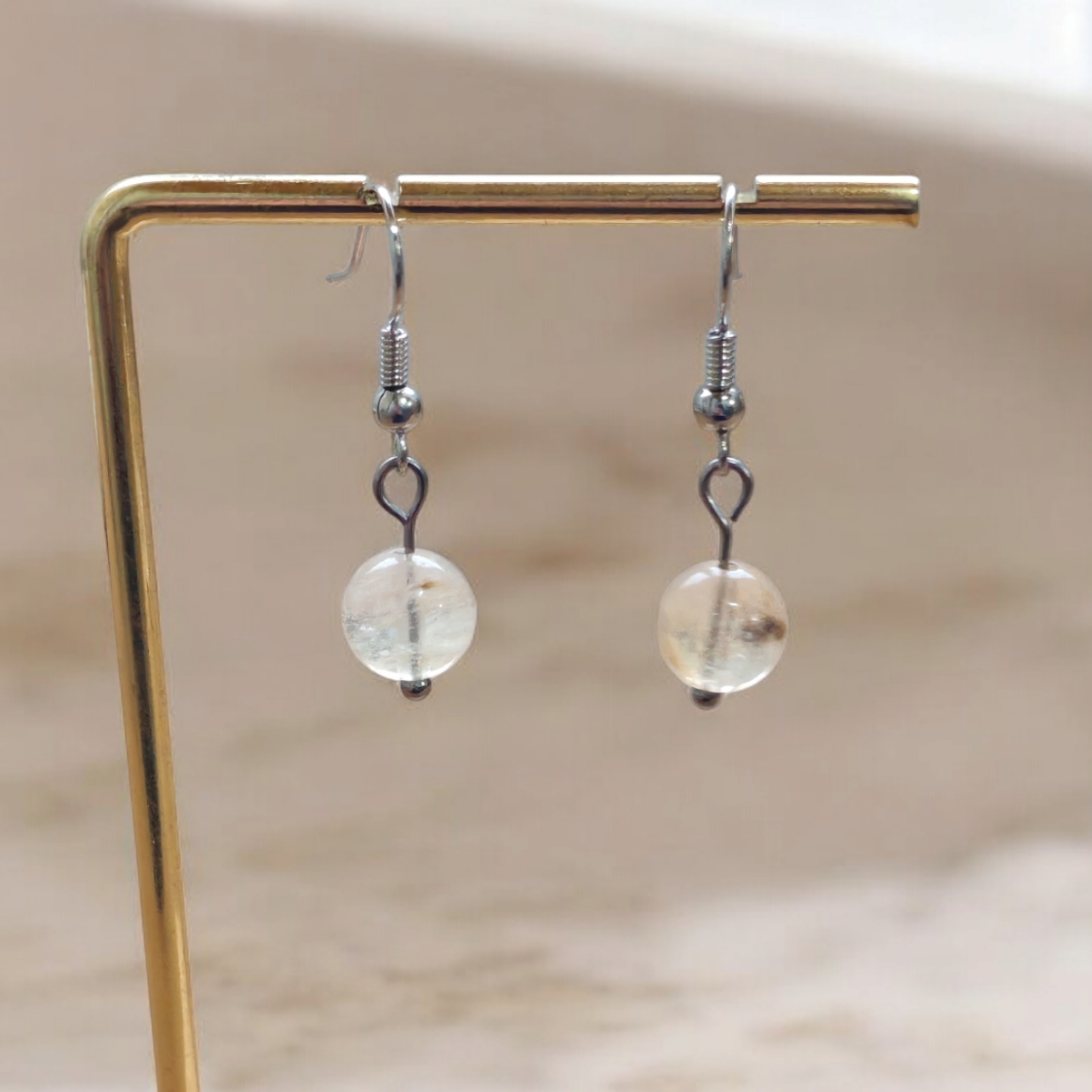 Boucles d'oreilles Aurora - Citrine