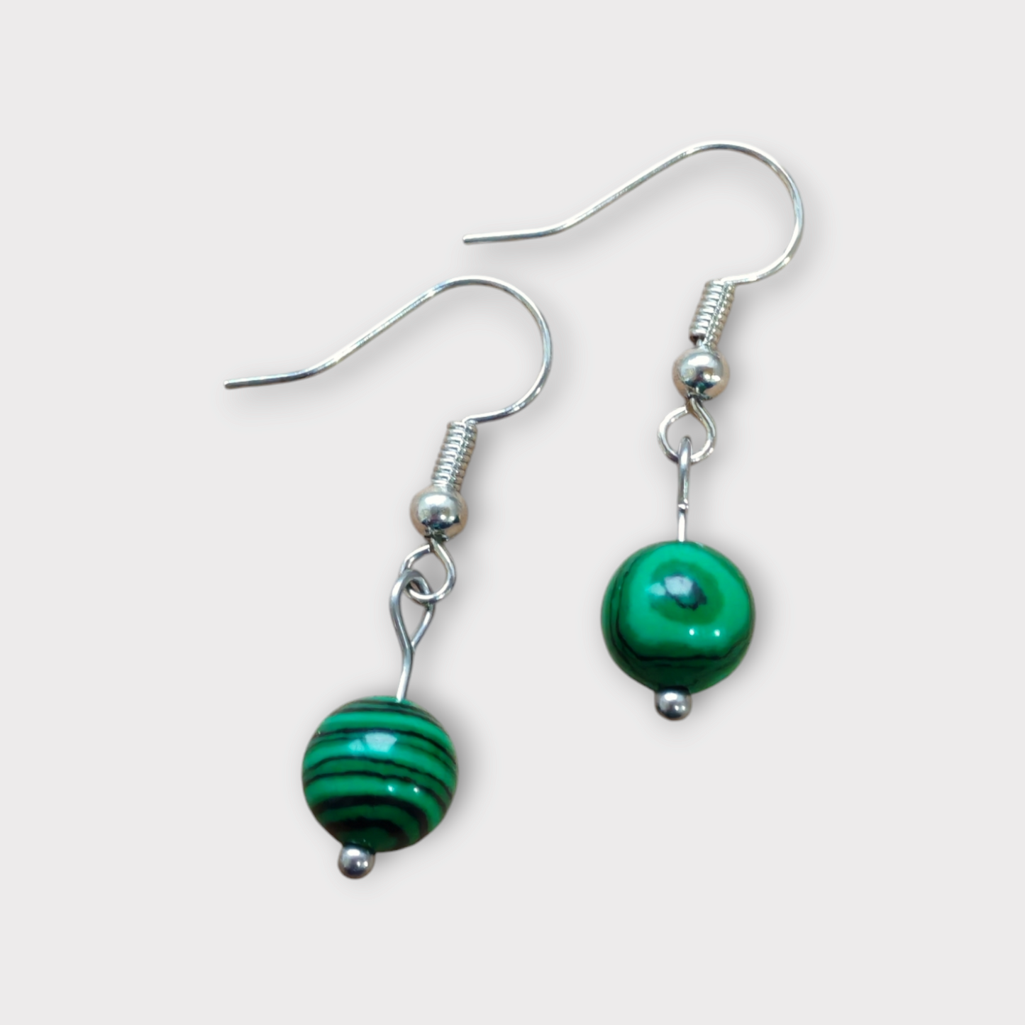 Boucles d'oreilles Aurora -  Malachite