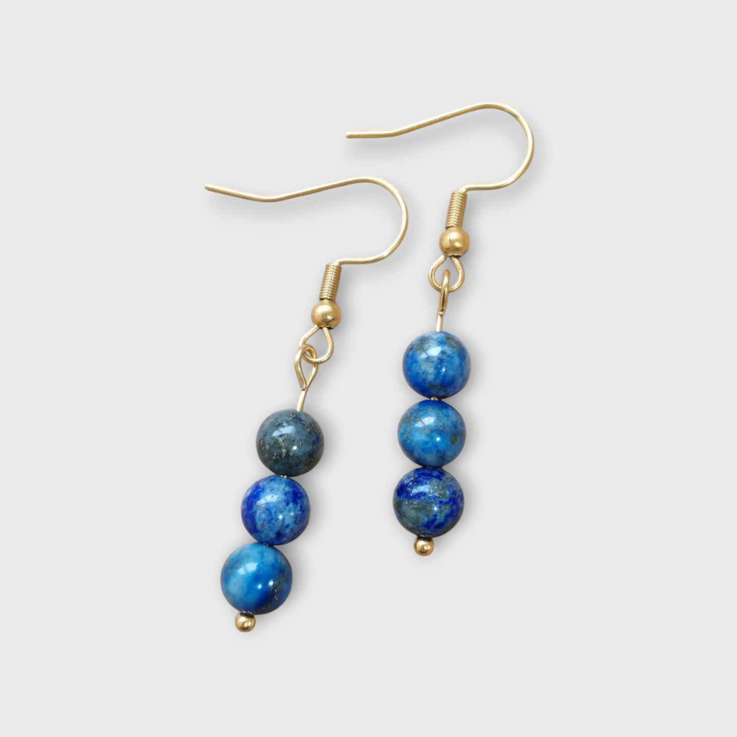 Boucles d'oreilles Trinity - Lapis Lazuli