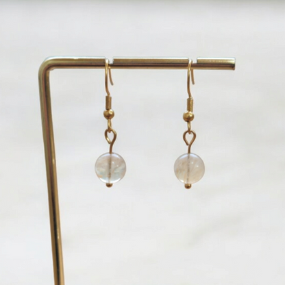 Boucles d'oreilles Aurora -  Citrine