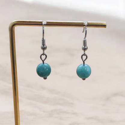 Boucles d'oreilles Aurora -  Aigue Marine