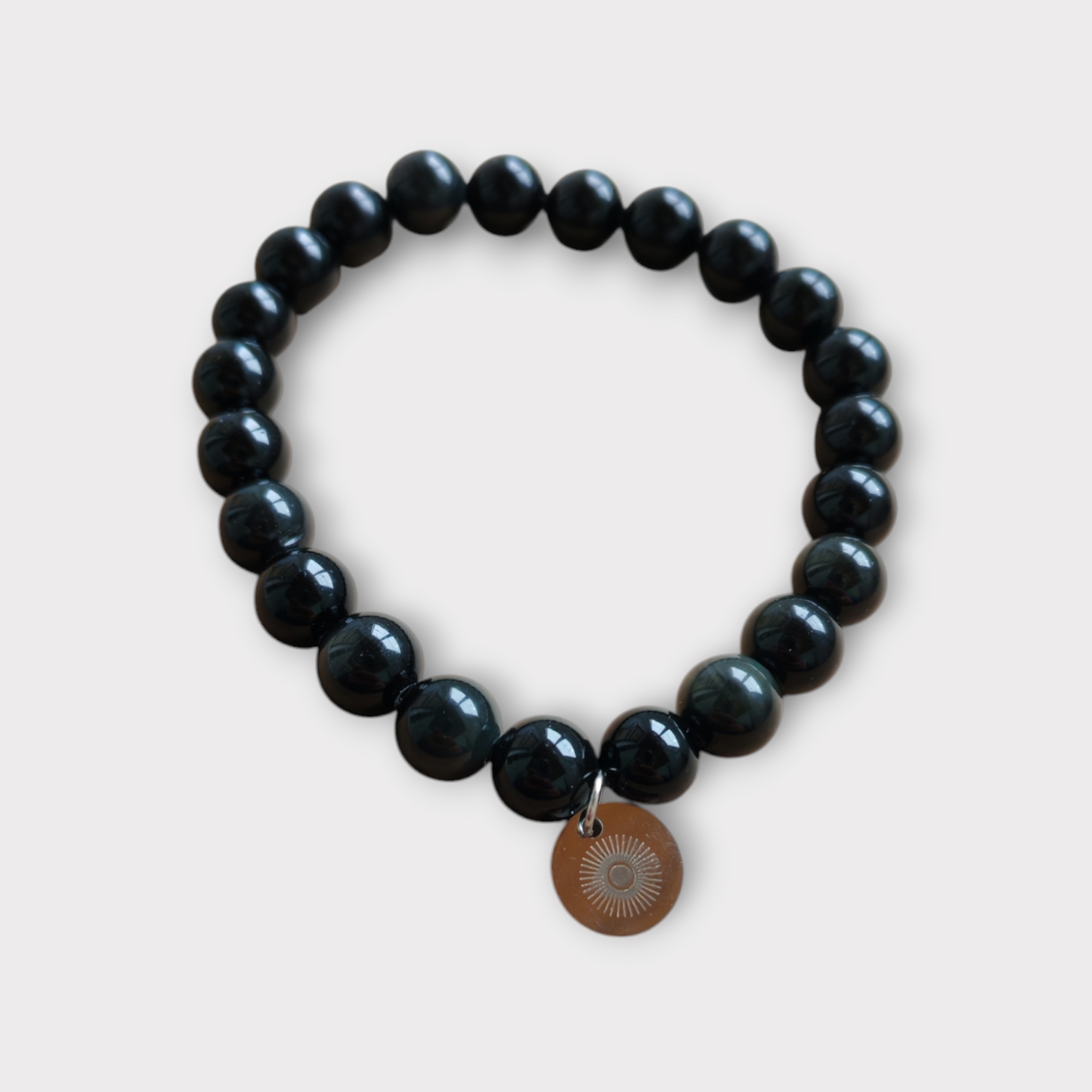 Bracelet Gaia - Obsidienne