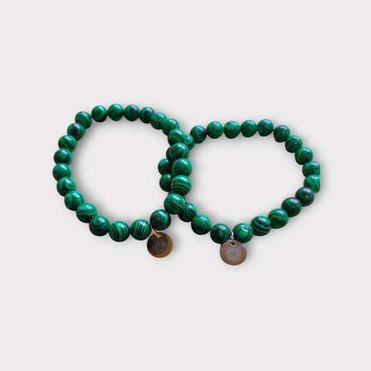 Bracelet Gaia - Malachite