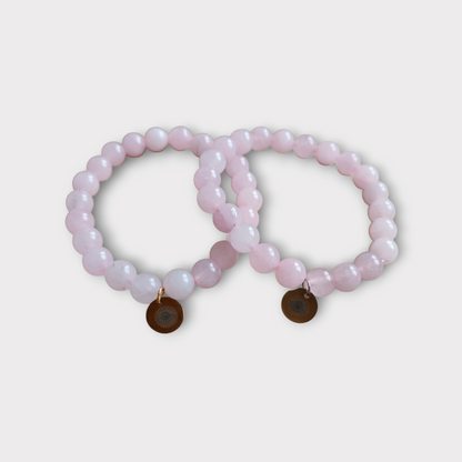 Bracelet Gaia - Quartz Rose