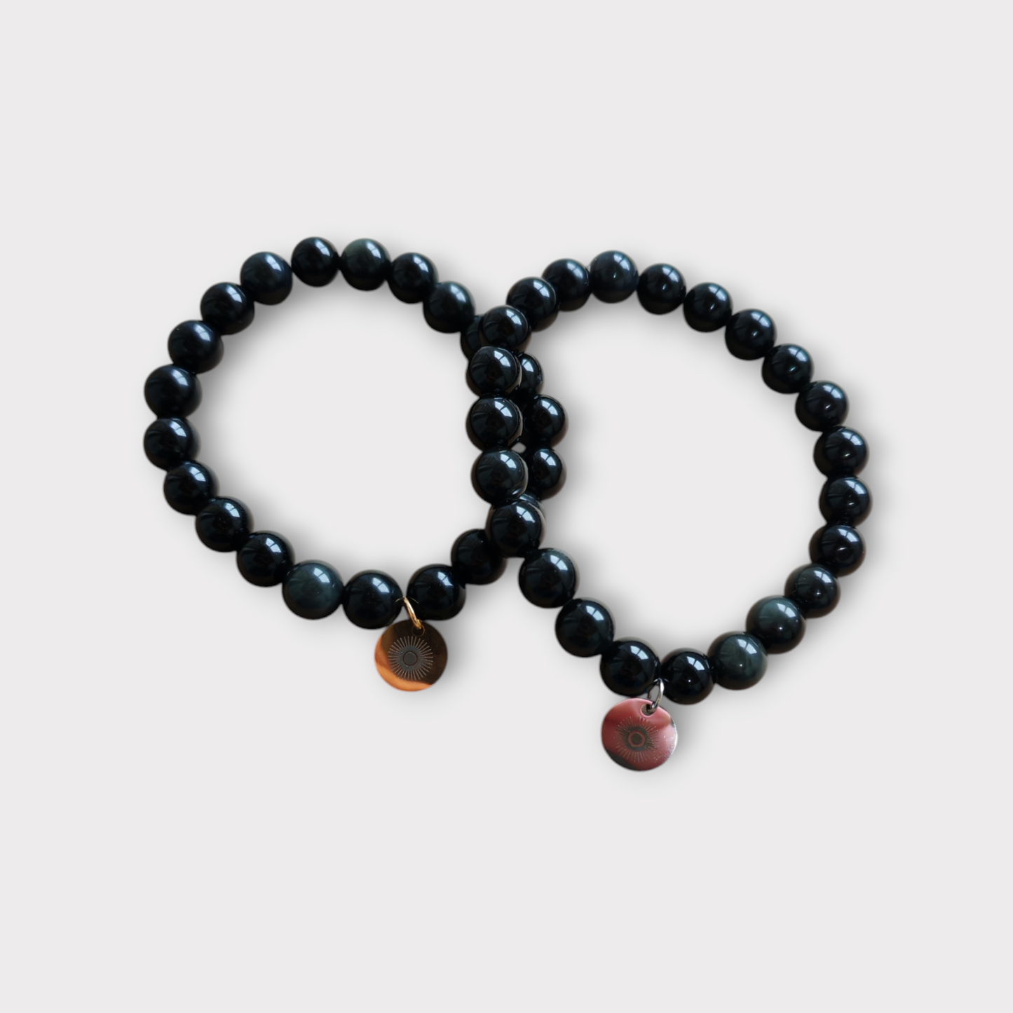 Bracelet Gaia - Obsidienne