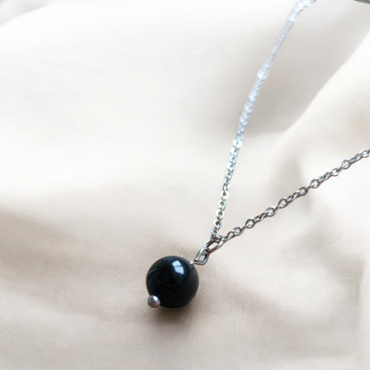 Collier Aurora - Obsidienne