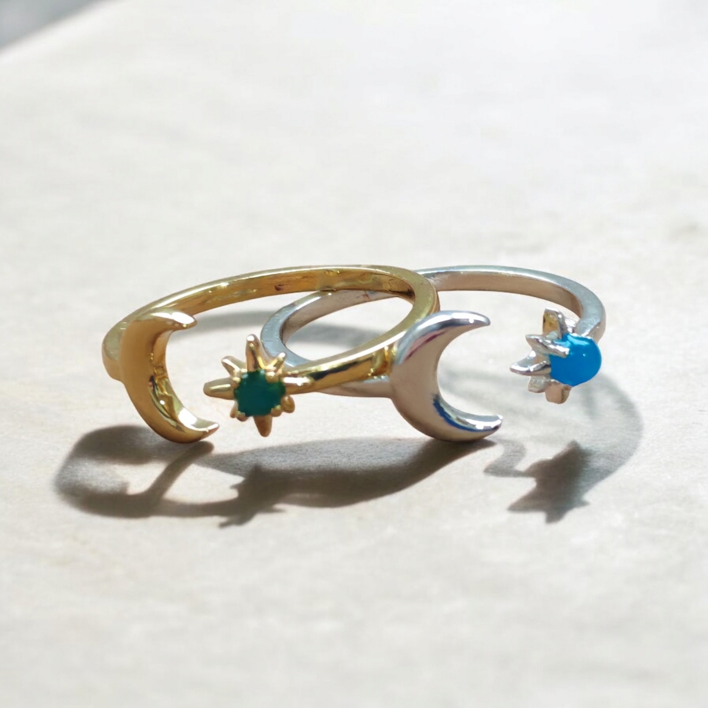 Bague Star & Moon