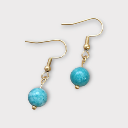 Boucles d'oreilles Aurora -  Aigue Marine